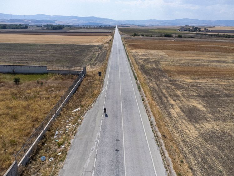 After the mountains come the flats... The Po Valley in Italy challenged riders of VIA bikepacking race.