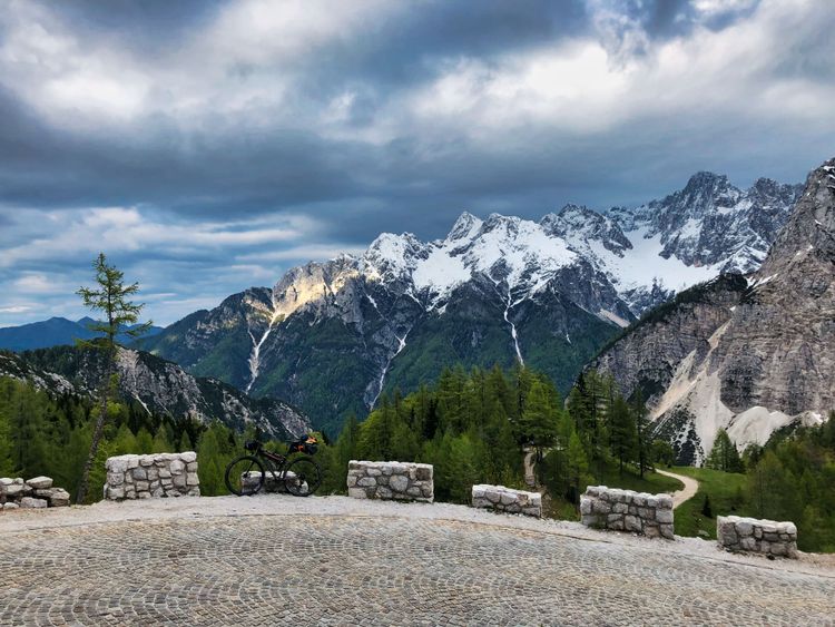Bikepacking 4 country trip over the alps