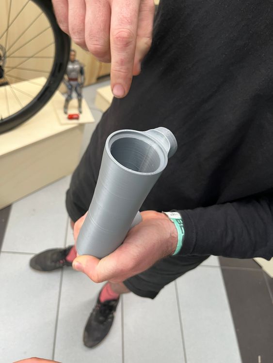 Custom 3D printed heatubes from Rob Quirk.