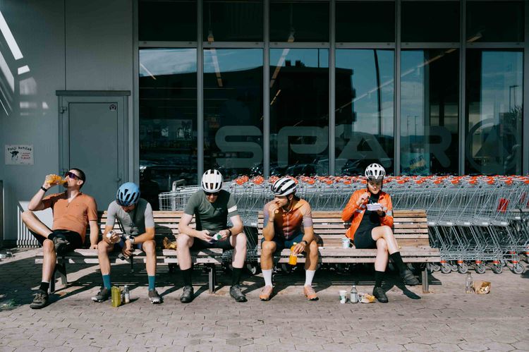 Bikepacking and supermarkets are two very connected topics. Here for breakfast in Pivka!