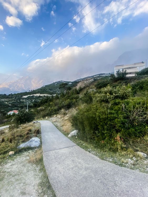 Amazing paths while bikepacking to Athens