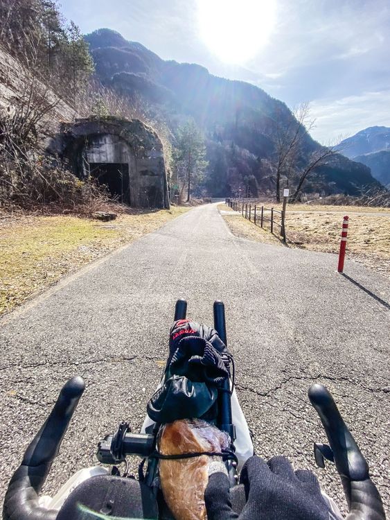 Views are guaranteed on the way cycling to Athens