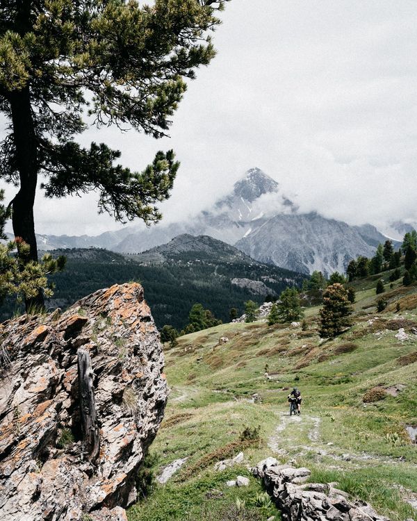 At Le Pilgrimage gravel cyclists will conquer rough passes, sometimes pushing their bikes.