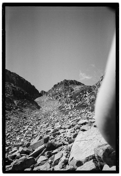 The Boulderfield at Port de l'Artigue was as hard as it looks. A real challenge of Perseverance.