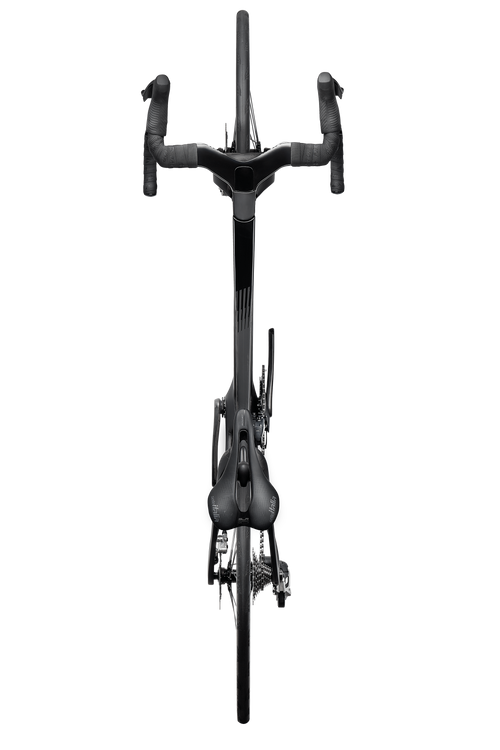 Ich frage mich, warum Factor sich bei einem Aero-Bike wie dem ONE klar für 2x-Setups entschieden hat. Der Sattel wirkt auch etwas deplatziert auf so einem Rad.