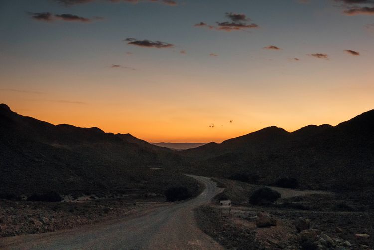 Moroccan sunsets at the Atlas Mountain Race