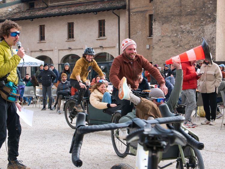 The cargo bike race was a lot of fun at Marmöl Gravel 2025.