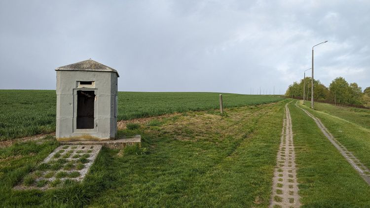 Relics of the historic inner german boarder along the iron curtain bikepacking route.