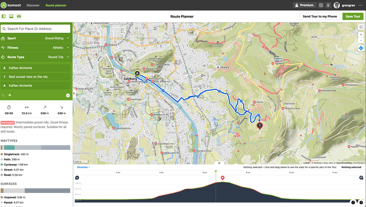 How To Plan A Cycling Route On The Komoot Website