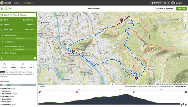 Adding Highlights to komoot route