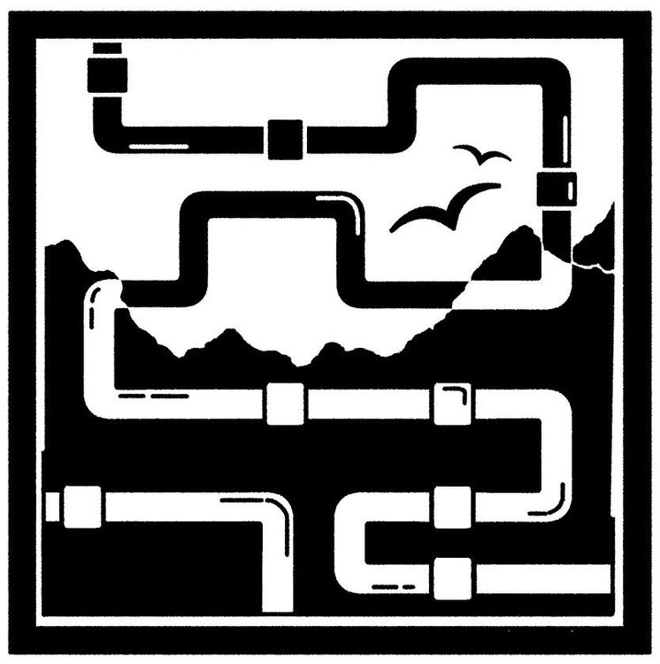 Water is being transported down from the mountains towards the see.