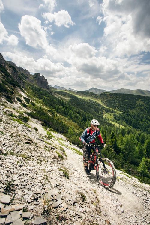 This is probably the dream trail of every biker in Austria! Photo David Robinson