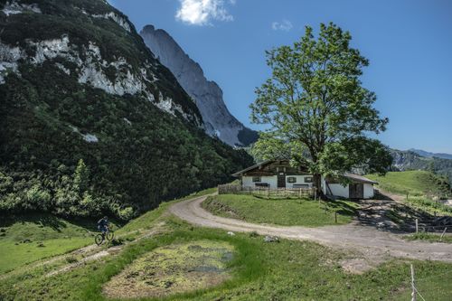 MTB Tour - Blick auf den Wilden Kaiser