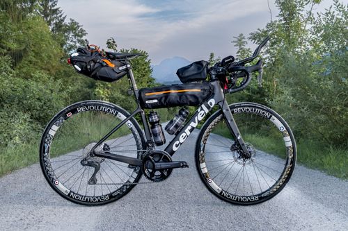 Cervelo Caledonia-5 bike setup for Transcontinental Race - Ultra Endurance bike